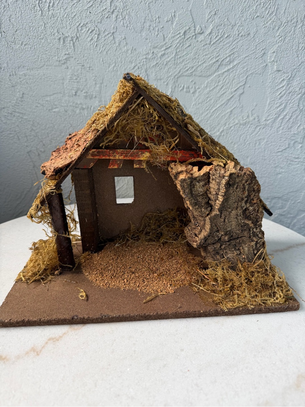 Vintage Nativity Set with Stable Made in Italy - Picture 4 of 9